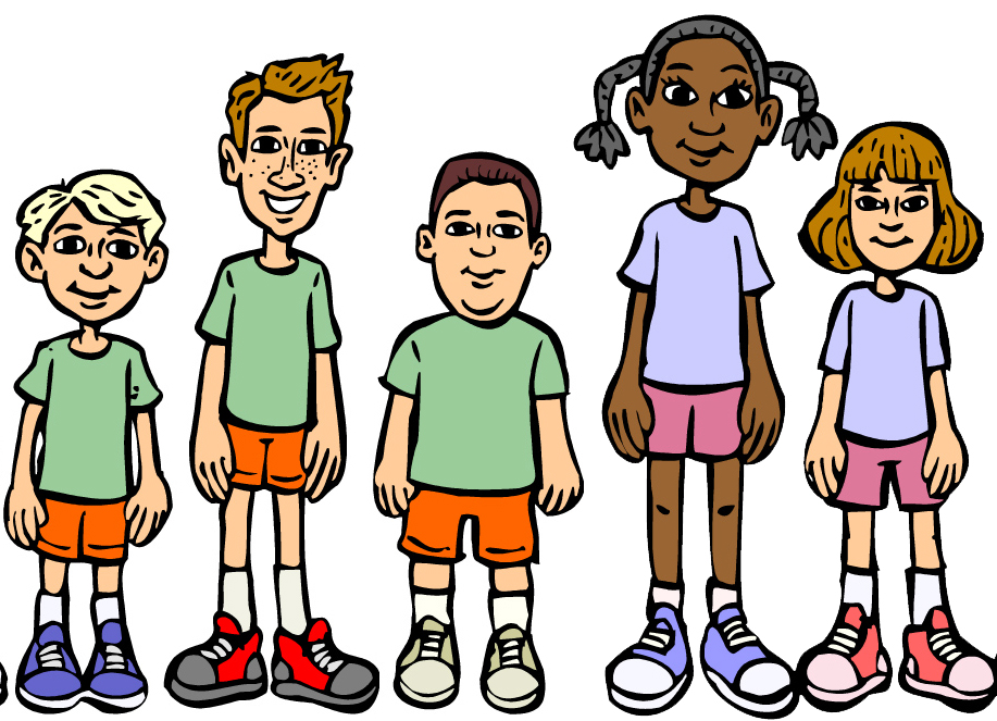 Group Of Kids Clipart