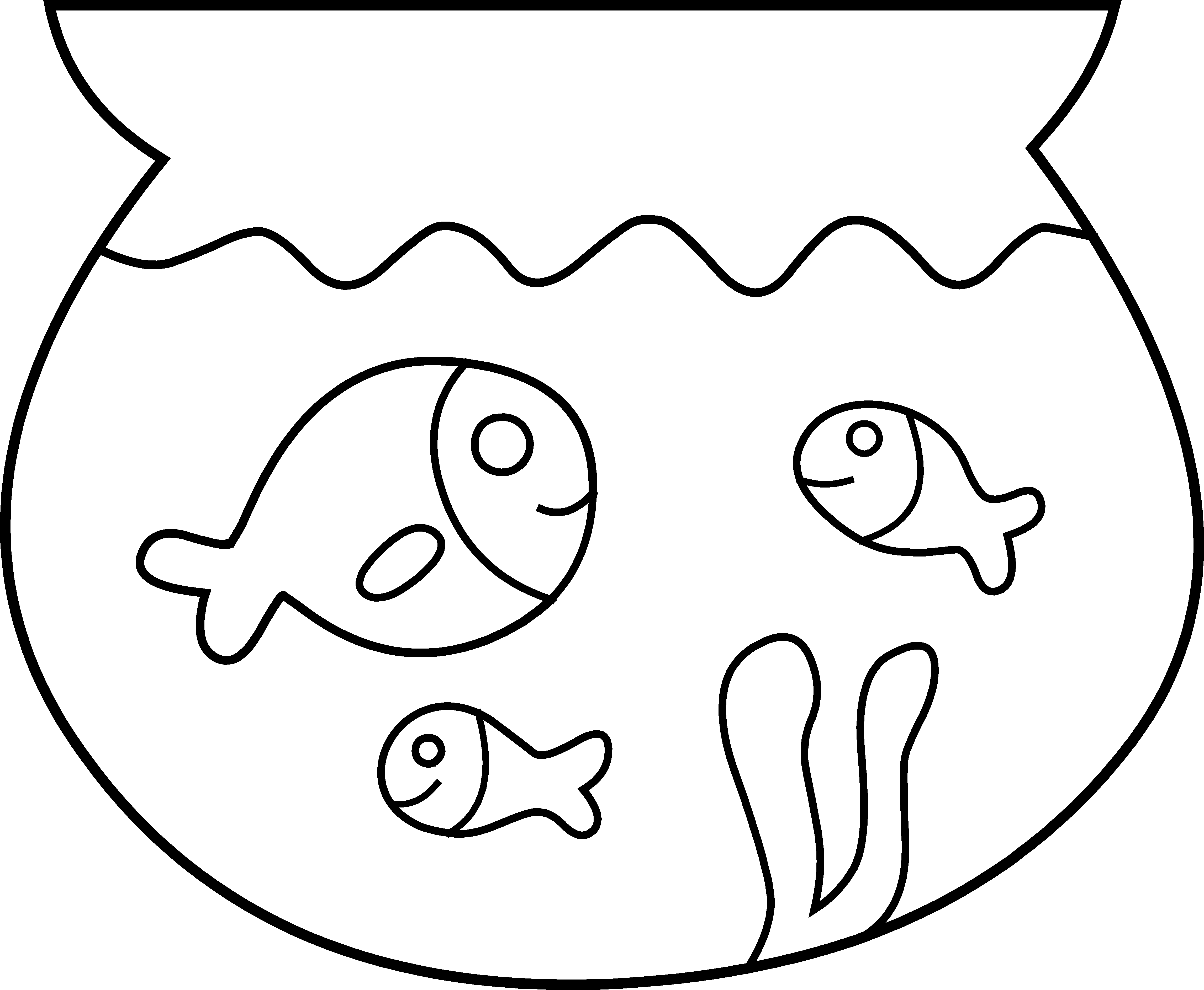 Tropical Fish Clip Art Black And White | Clipart Panda - Free ...