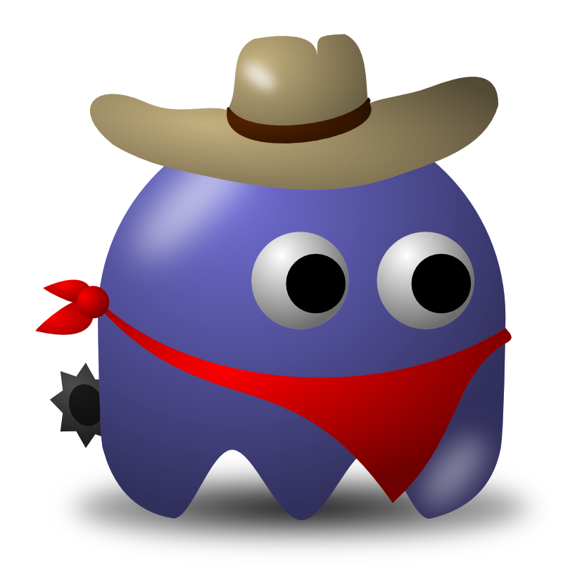 Clipart - Game baddie: Cowboy