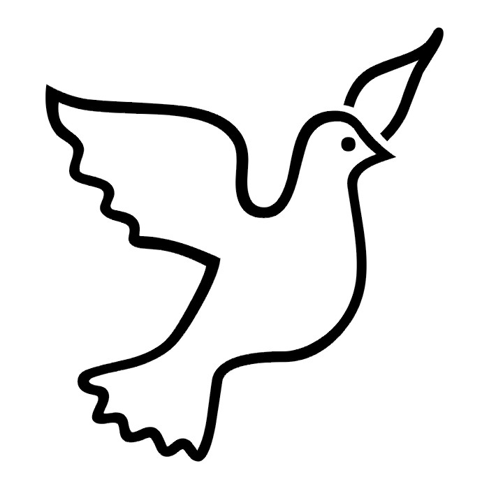 Dove Outline Vinyl Wall ART Sticker Tattoo Style Design Bird OF ...