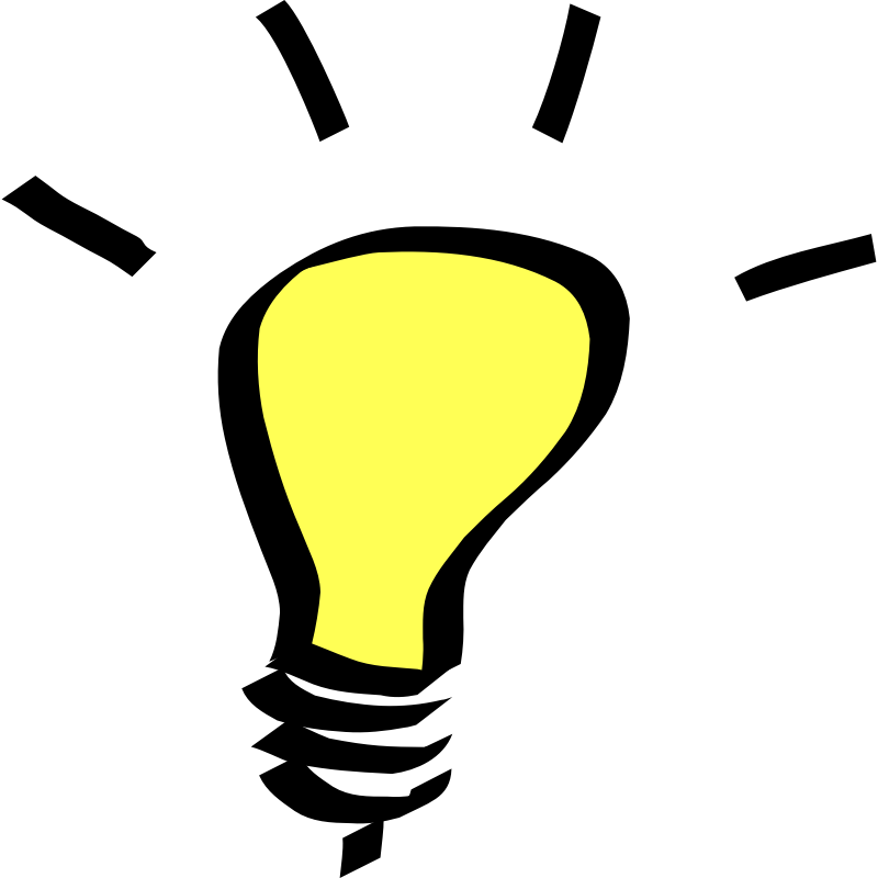 Clipart - light bulb