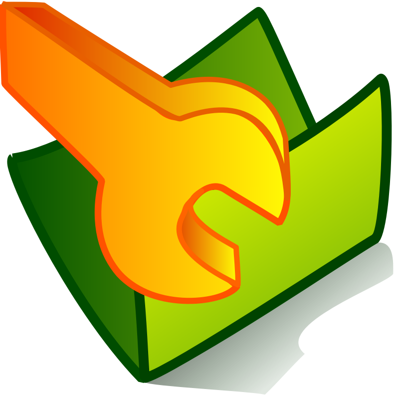 Clipart - folder tools