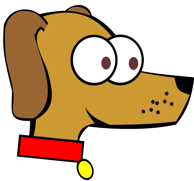 Pix For > Clip Art Dog Face