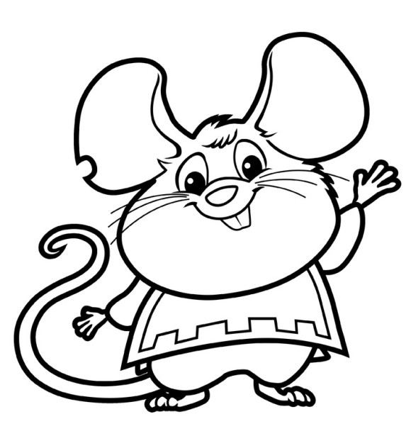 Mouse Coloring Pages | UniqueColoringPages