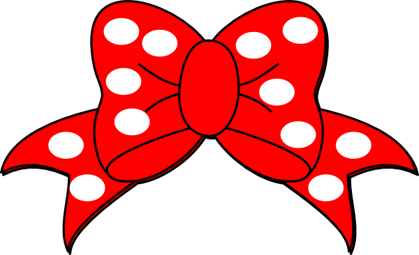 Red Minnie Mouse Bow Clip Art | Clipart Panda - Free Clipart Images