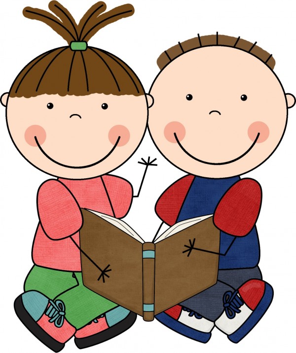 Free clip art children reading books | clip art, clip art free ...