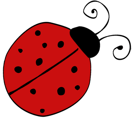 Free Ladybug Clipart for Invitations