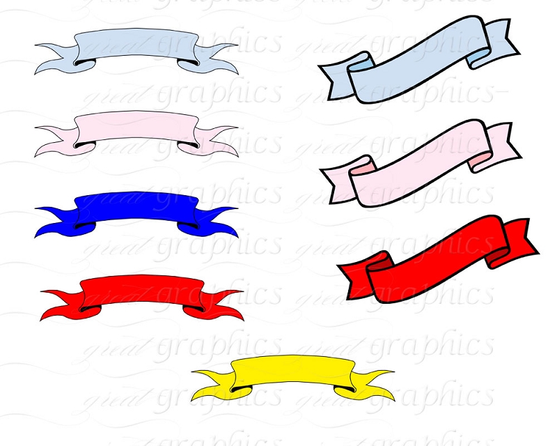 Award Ribbon Clip Art Printable Digital Clipart