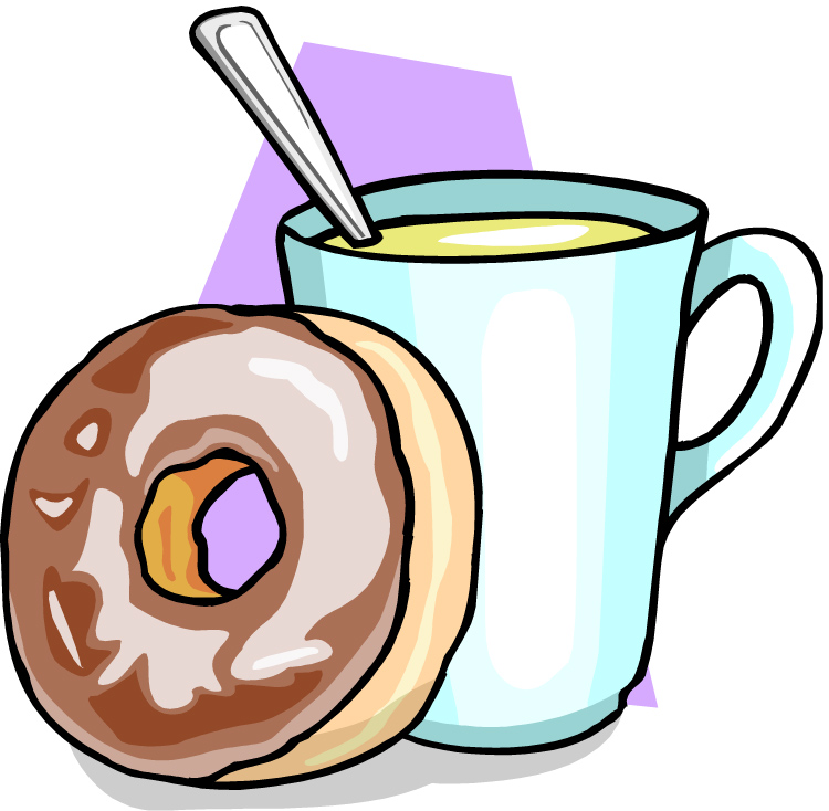 Coffee And Donuts Clipart