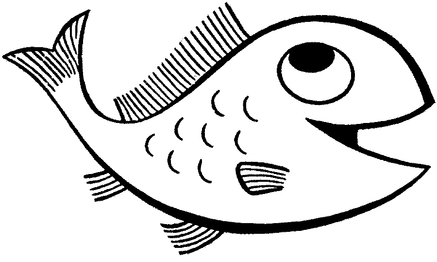 Tropical Fish Black And White Clipart | Clipart Panda - Free ...