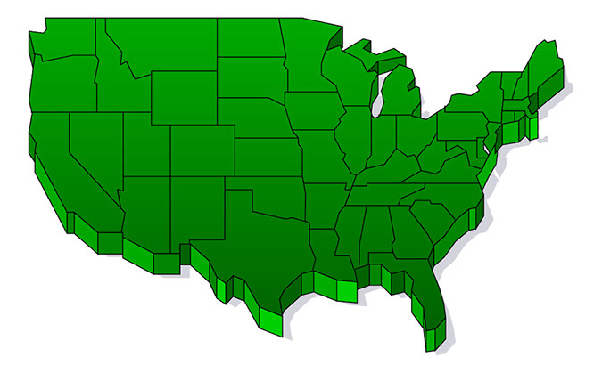 Clip Art Us Map