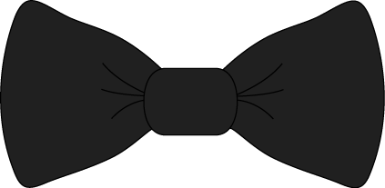 Black Bow Tie Clip Art - Black Bow Tie Image