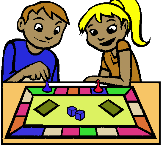 Children Playing Board Games Clipart Images & Pictures - Becuo