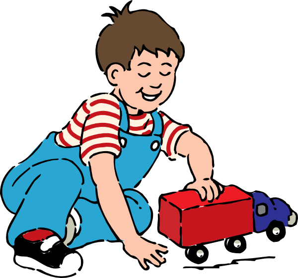 clip art children playing