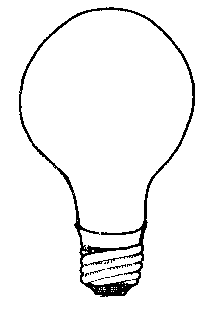 Lightbulb Clipart Black And White | Clipart Panda - Free Clipart ...