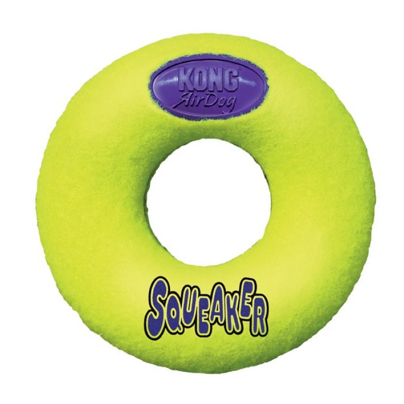 Kong Air Dog Kong Air Kong Donut Squeaker Toss & Fetch Dog Toys