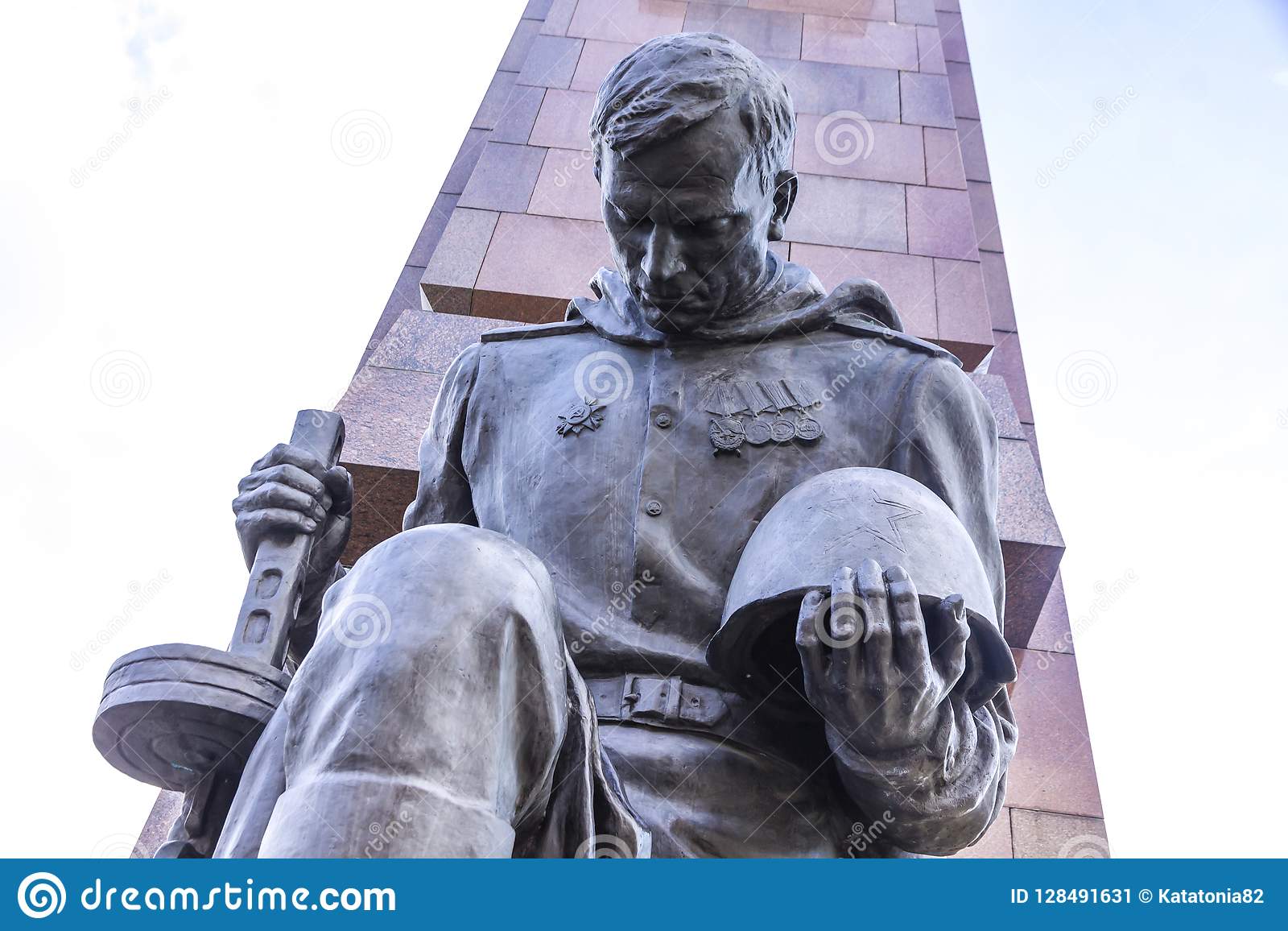 Soviet War Memorial Treptower Park In Berlin, Germany Stock Image.