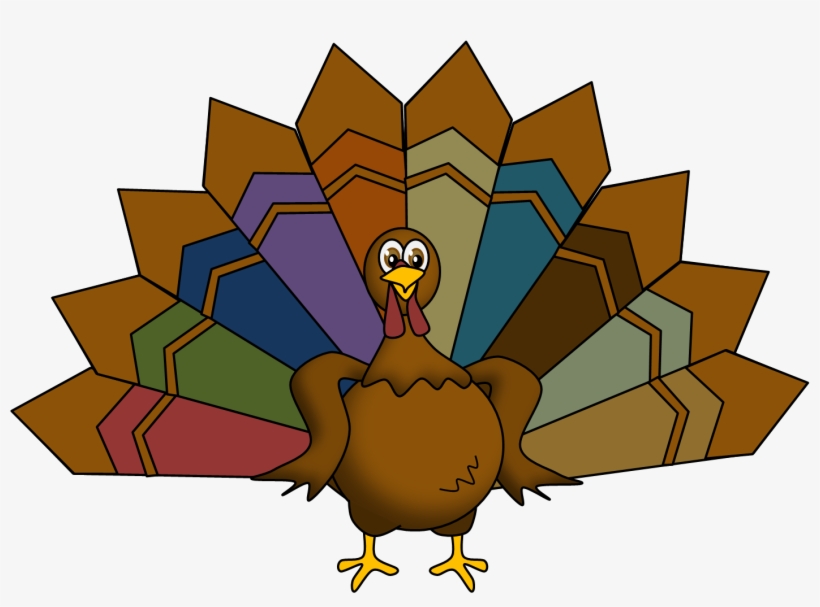 Feather Clipart Thanksgiving Turkey.