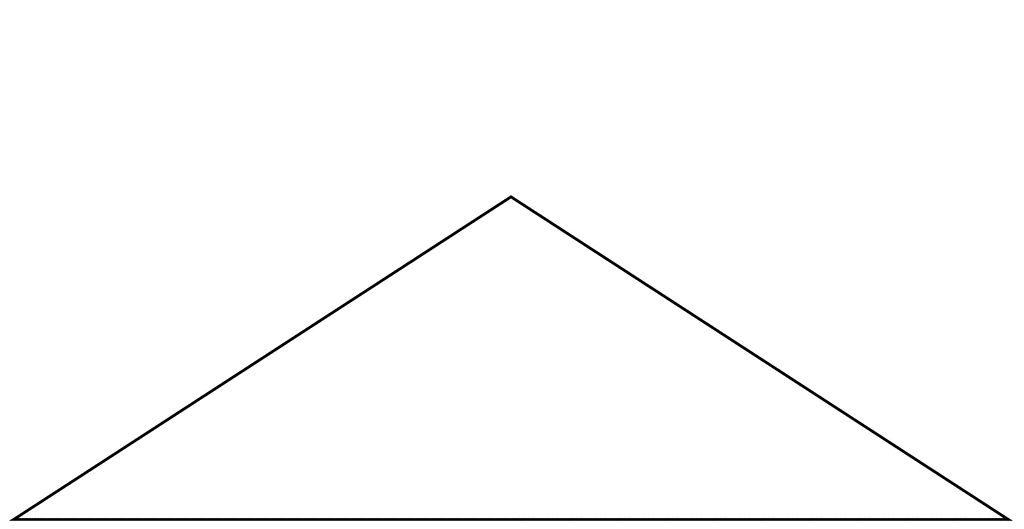 Isosceles Triangle degrees 114, 33, 33.