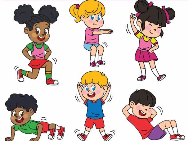 Kids exercising clipart 12 » Clipart Station.