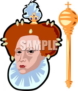 Queen Elizabeth Clip Art.