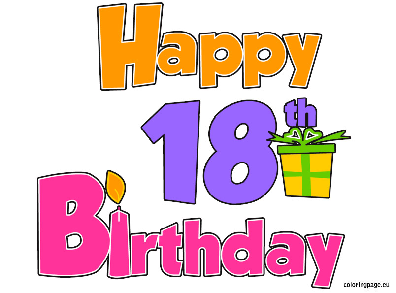 18th birthday party clip art 18 birthday clipart 5.