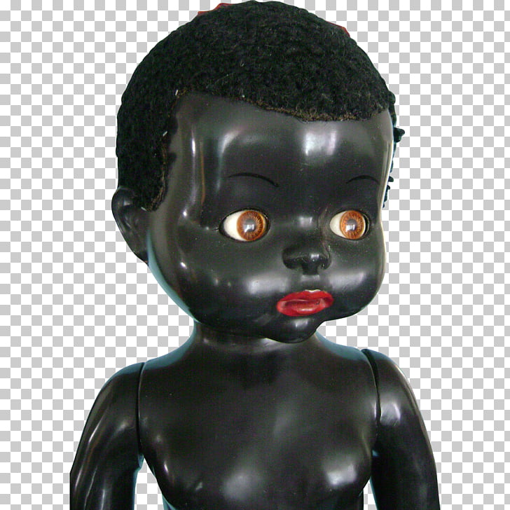 1940s Black doll Collectable Toy, children\'s toys PNG.