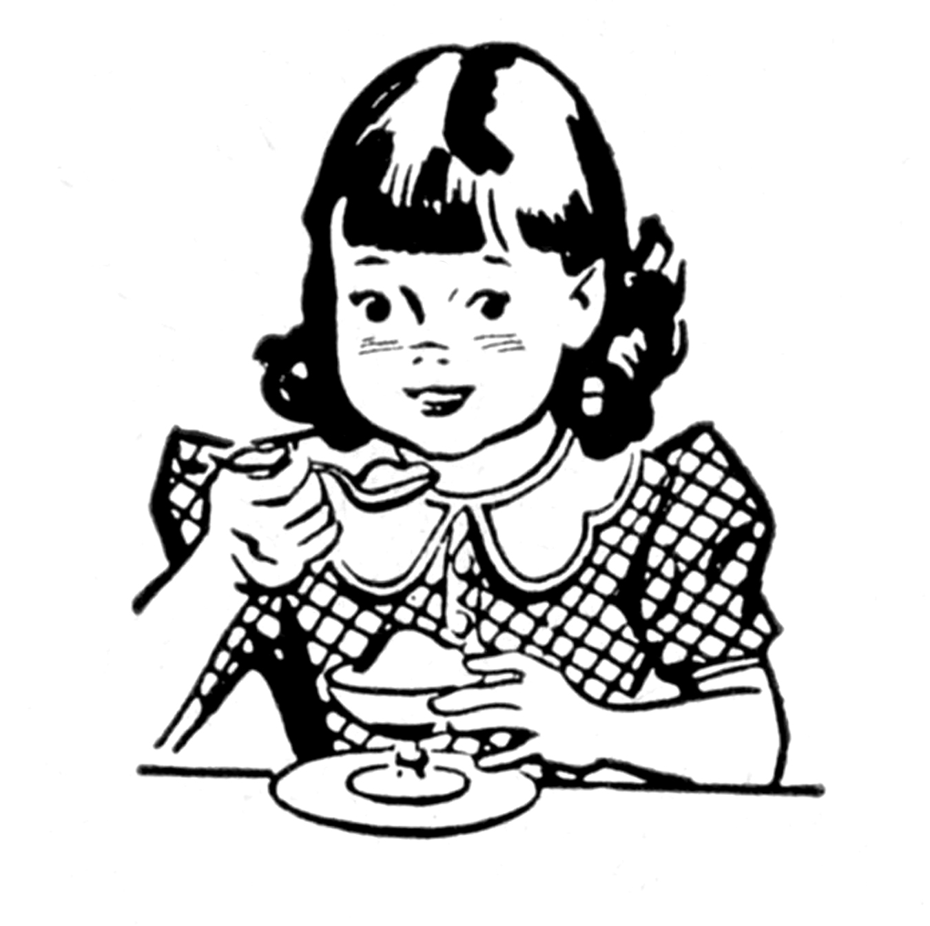 1940s Retro Clipart.