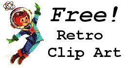 Free Retro Clip Art Images from the 1940's & 1950's for Blogs & More.