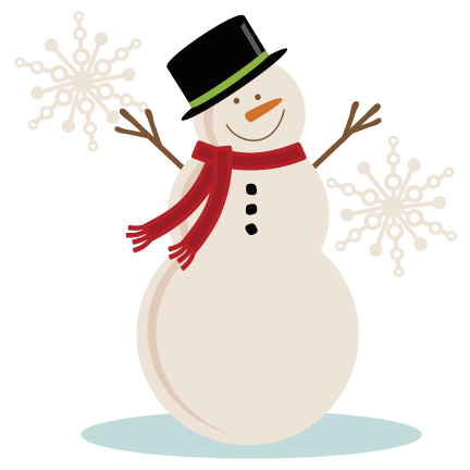 Vintage Snowman Clipart Transparent Background.