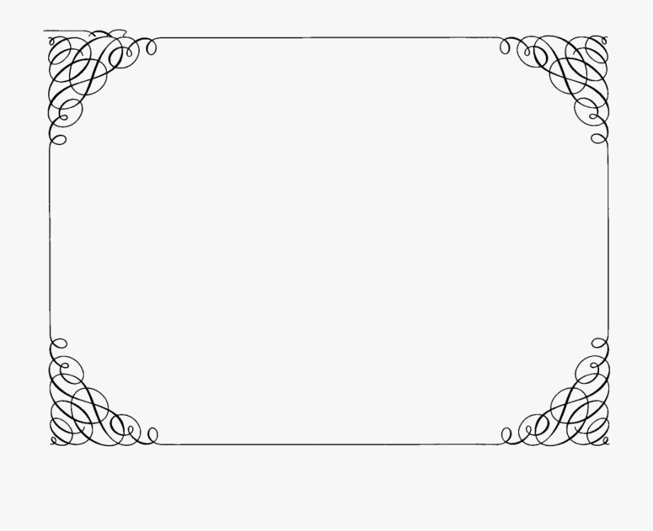 Pin Fancy Border Frame Clipart.