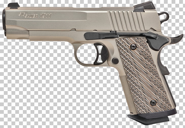 SIG Sauer 1911 .45 ACP Firearm M1911 pistol, Handgun PNG.