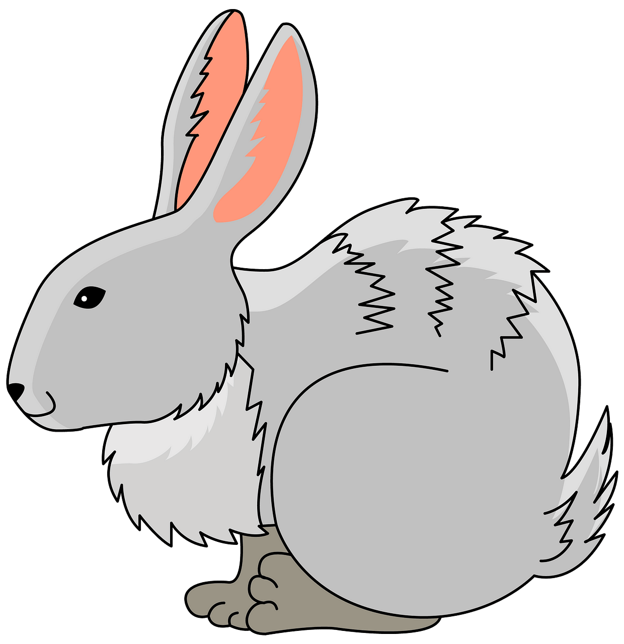 Bunny clipart. Free download..