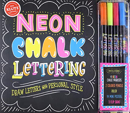 KLUTZ Neon Chalk Lettering Toy.