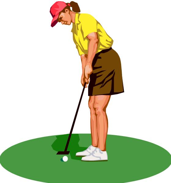 Girl golf clip art free clipart images 2.