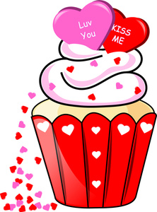 Valentines cupcake clipart 2 » Clipart Station.