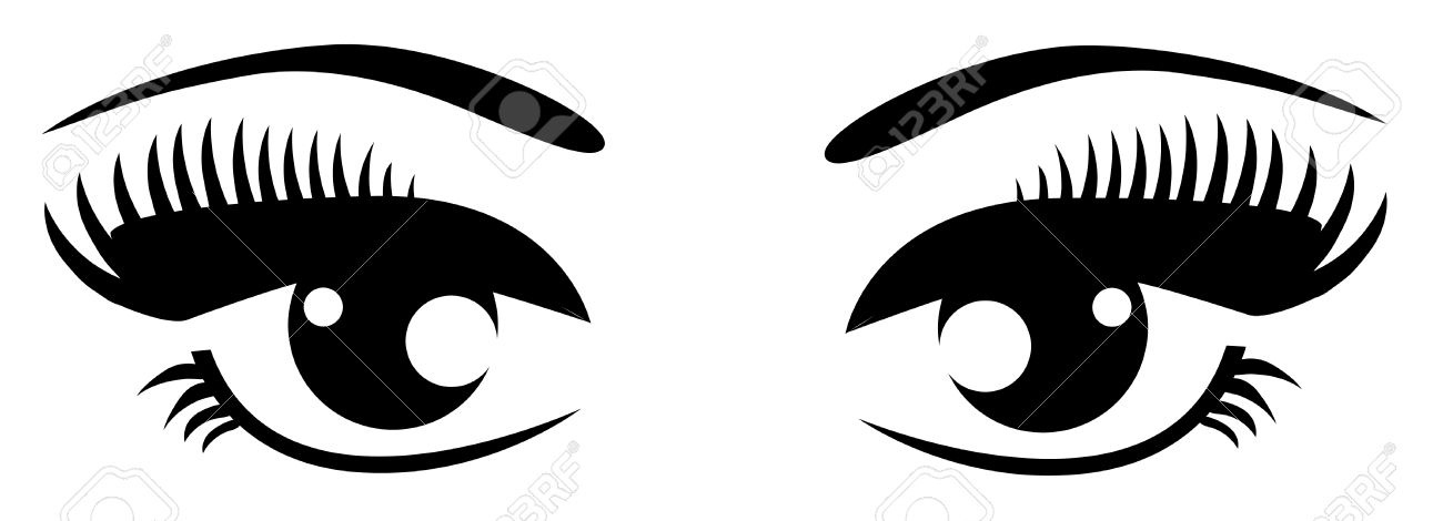 Eyes Clipart Black And White.