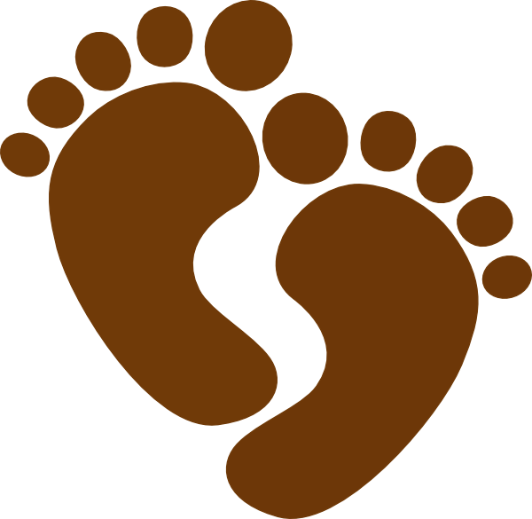 Baby feet clip art 2.