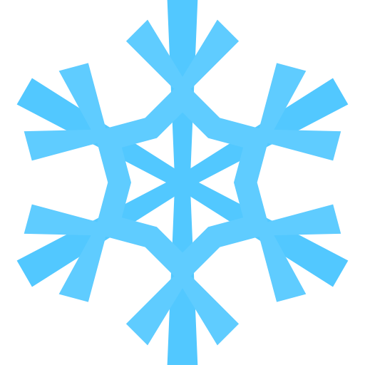 Simple snowflake clipart 2.