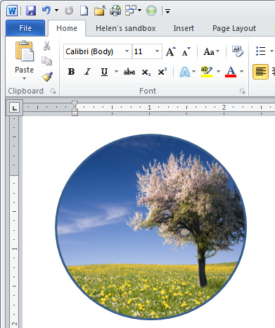 Shape images and Clip Art in Word 2010 « projectwoman.com.