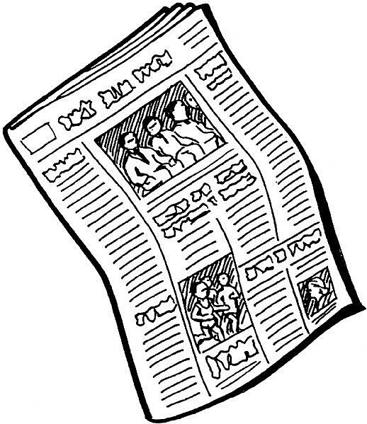 School newspaper clipart free images 2.