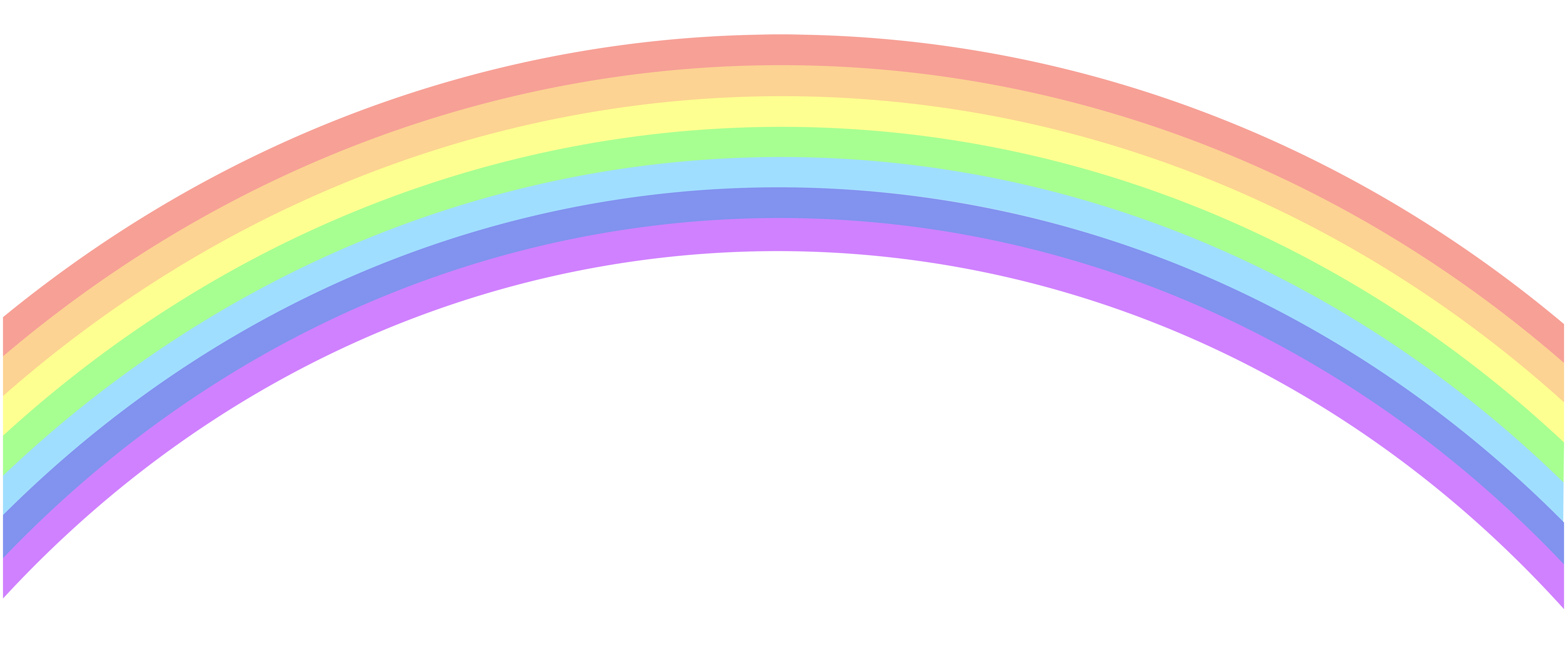 Free Pastel Rainbow Transparent, Download Free Clip Art.