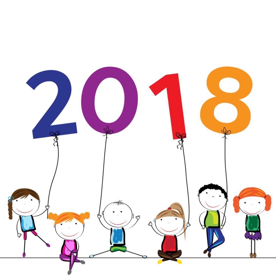 Happy new year 2018 clipart Beautiful Happy new year 2018.