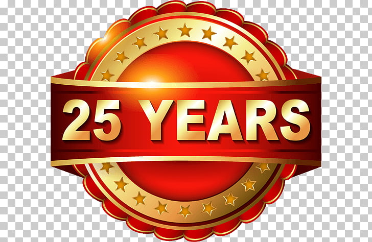 Anniversary Stock photography , 25 years PNG clipart.