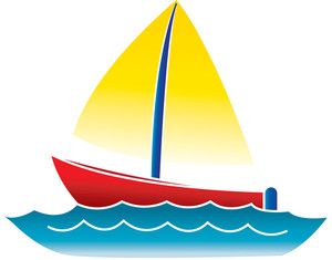 Sailboat Clipart Image.