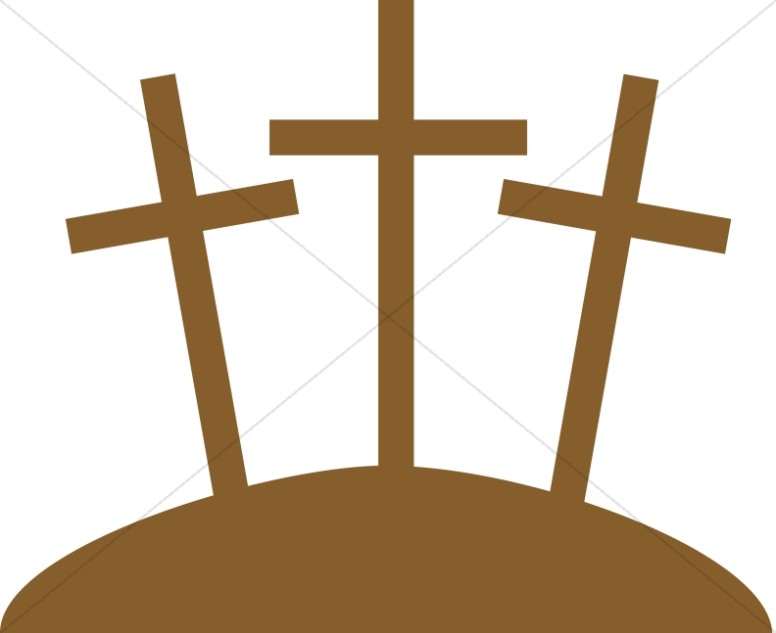 Three Crosses Graphic.