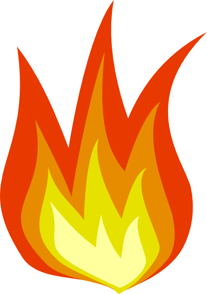 Fire Clipart Transparent Background.