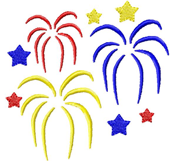 4th of july fireworks clipart free 4.