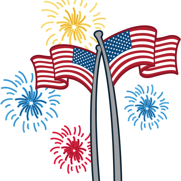 Free 4th of July Clip Art Images.