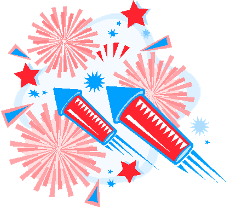 Firework clipart 4th july, Firework 4th july Transparent.